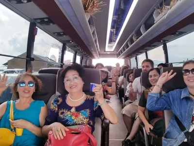 Cat Ba Discovery bus from Hanoi to Cat Ba Island