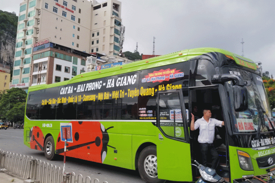 Xe giường nằm Hà Giang đi Cát Bà chất lượng cao đón trả tận nơi