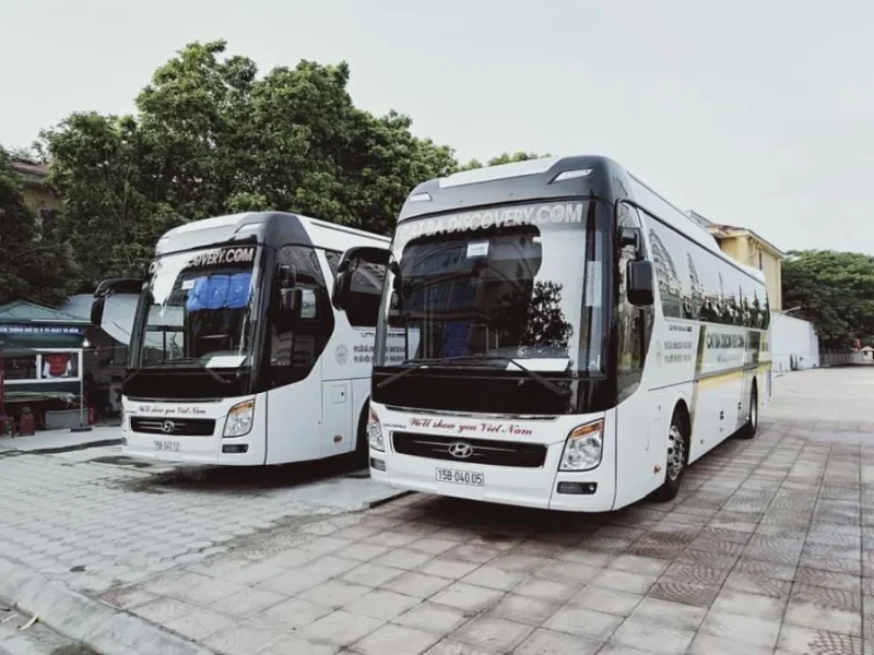Comfortable bus from Cat Ba to Hoi An