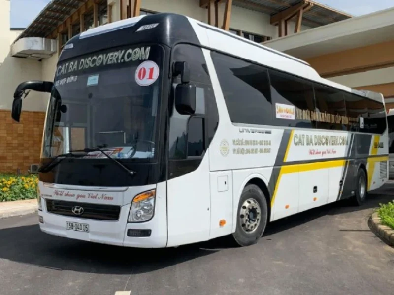 Direct bus from Cat Ba to Ninh Binh on the ferry - No luggage transfer required