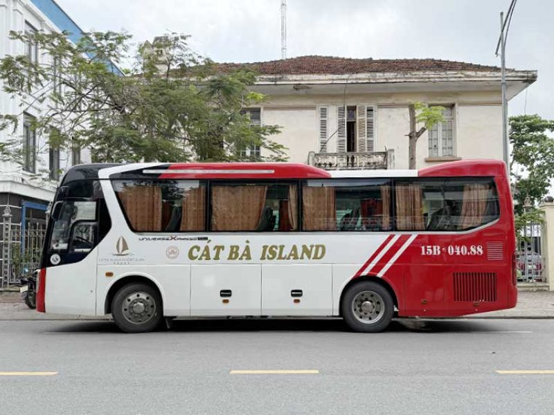 Combo xe bus và tàu cao tốc từ Hải Phòng (bến Bính) đi Cát Bà